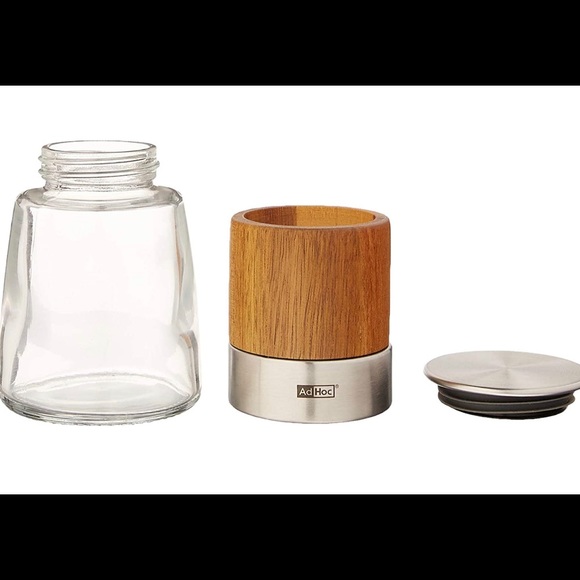 Ad Hoc Kitchen Adhoc Acacia Woodglass Salt Pepper Mill Unfilled 55